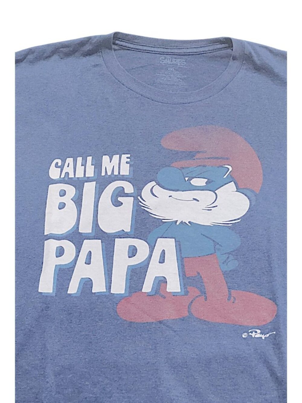 Smurfs Big Papa Graphic Tee Blue XXL - Picture 5 of 8
